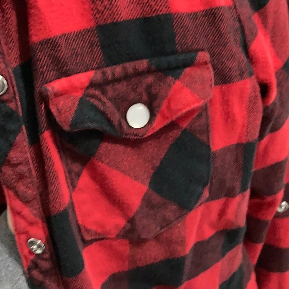 Buffalo plaid red and black shirt - Picture 3 of 3